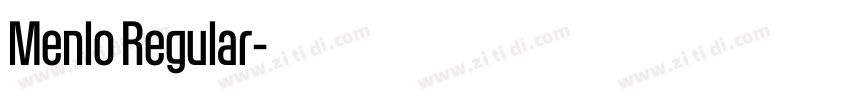 Menlo Regular字体转换 Menlo Regular字体转换
